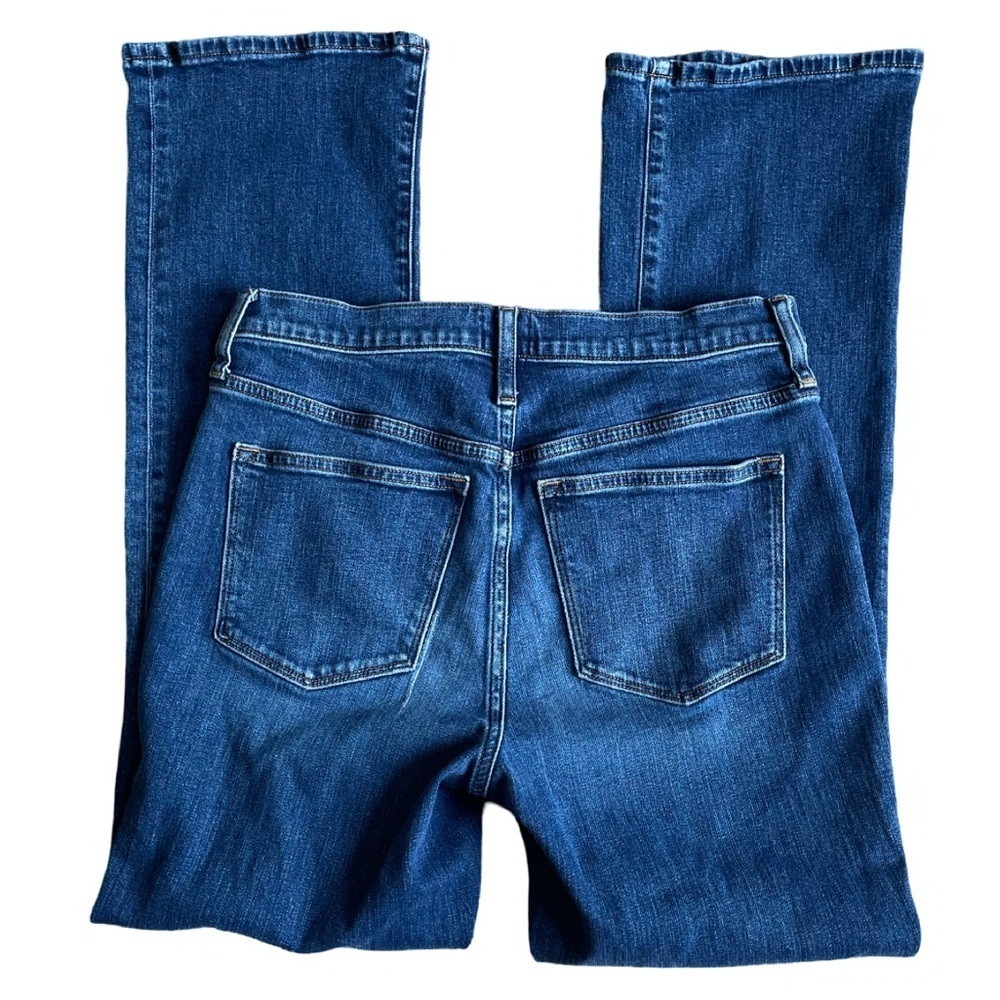 J. Crew Factory Boot Cut Mid Rise Blue Denim Jeans Women's Size 28 - Picture 5 of 9
